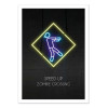 Art-Poster - Zombie crossing - Rubiant