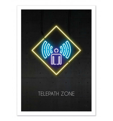 Art-Poster - Telepath Zone - Rubiant
