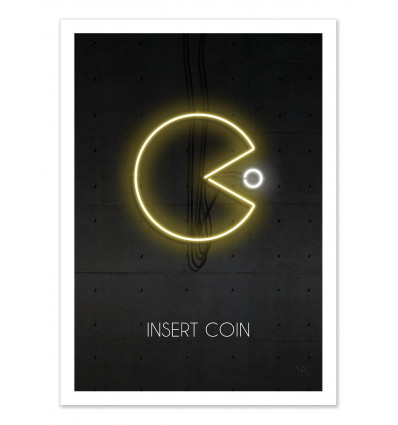 Art-Poster - Insert Coin - Rubiant