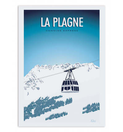 Art-Poster - La Plagne - Turo