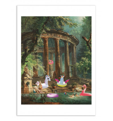 Art-Poster - 18th century Pool Party - Jonas Loose