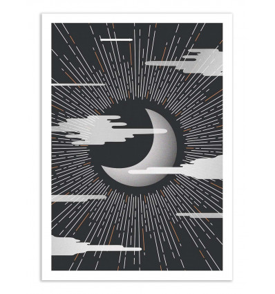 Art-Poster - The moon - Kookie Pixel