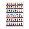 Art-Poster - Legends of FC Barcelona - Olivier Bourdereau