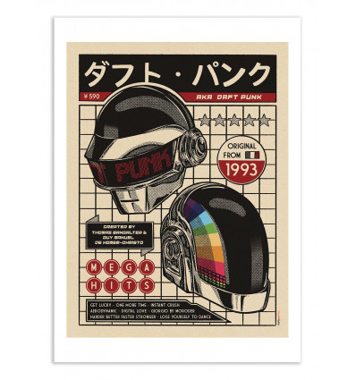 Art-Poster - Daft Punk - Rafa Gomes