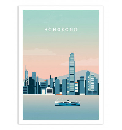 Art-Poster - Hong Kong - Katinka Reinke