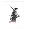Art-Poster - One samurai - Pechane Sumie