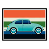 Art-Poster - Mint vintage Beetle car - Bo Lundberg