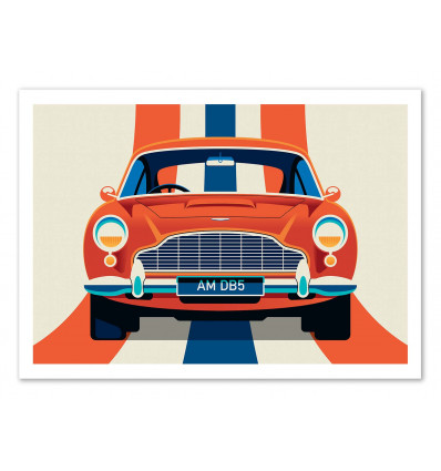 Art-Poster - Vintage british car - Bo Lundberg