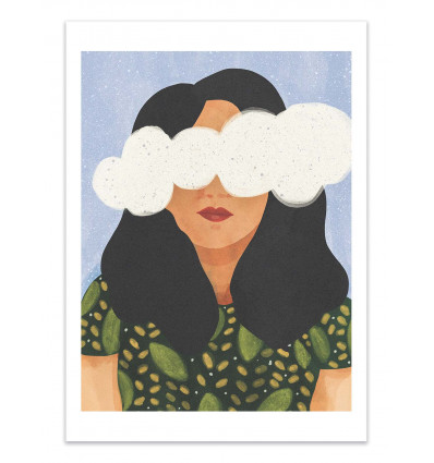 Art-Poster - Head in the clouds - Gigi Rosado