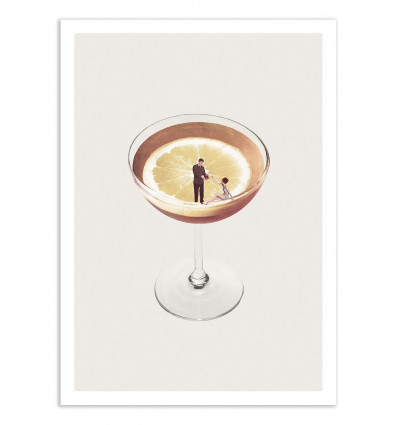 Art-Poster - My drink needs a drink - Maarten Leon