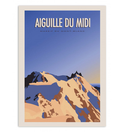 Art-Poster - Aiguille du Midi - Turo Memories Studio