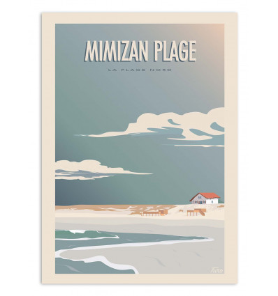 Art-Poster - Mimizan Plage - Turo Memories Studio