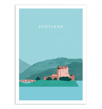 Art-Poster - Scotland - Katinka Reinke
