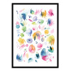 Art-Poster - Watercolor summer flowers - Ninola
