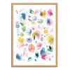 Art-Poster - Watercolor summer flowers - Ninola