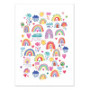 Art-Poster - Lovely happy rainbows Sun - Ninola