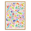 Art-Poster - Playful abstract colorful summer - Ninola
