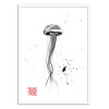 Art-Poster - Jellyfish - Pechane Sumie