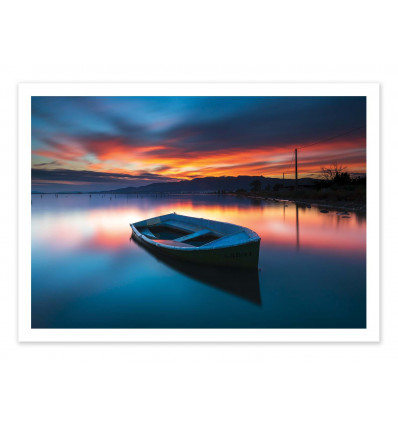 Art-Poster - Sunset at the bay - 1x