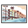 Art-Poster - Miami Ocean Drive - Remko Heemskerk