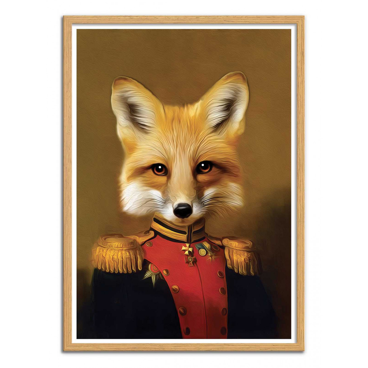 Art-Poster Fox portrait - Amadeo - Tein Lucasson