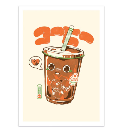 Art-Poster - Cute cold brew coffee - Ilustrata