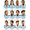 Art-Poster - Legends of Argentina Football team - Olivier Bourdereau