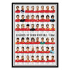 Art-Poster - Legends of Spain Football team - Olivier Bourdereau