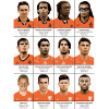 Art-Poster - Legends of Netherlands Football team - Olivier Bourdereau