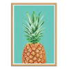 Art-Poster - Pineapple in blue - Gal Design