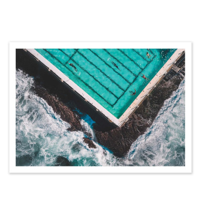 Art-Poster - The pool - Gal Design