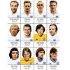 Art-Poster - Legends of England Football team - Olivier Bourdereau