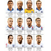 Art-Poster - Legends of England Football team - Olivier Bourdereau