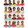 Art-Poster 70 x 100 cm - Legendary Football Players - Olivier Bourdereau