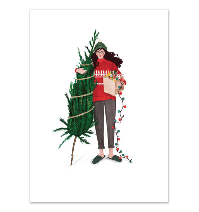 Art-Poster - Christmas Tree - Maja Tomljanovic