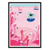 Art-Poster - Flamingo dance - Shihotana