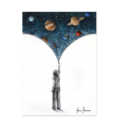 Art-Poster - The dream of space - Ashvin Harrison