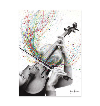Art-Poster - The violin solo - Ashvin Harrison