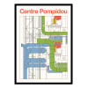 Art-Poster - Centre Pompidou Version 2 - Florent Bodart