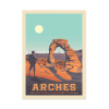 Art-Poster - Arches National Park - Olahoop Travel Posters