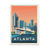 Art-Poster - Atlanta - Olahoop Travel Posters