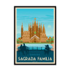 Art-Poster - Barcelona Sagada Familia - Olahoop Travel Posters