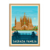 Art-Poster - Barcelona Sagada Familia - Olahoop Travel Posters