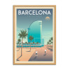 Art-Poster - Barcelona W Hotel - Olahoop Travel Posters