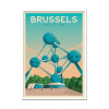 Art-Poster - Brussels - Olahoop Travel Posters