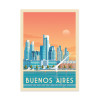 Art-Poster - Buenos Aires - Olahoop Travel Posters