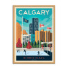 Art-Poster - Calgary - Olahoop Travel Posters