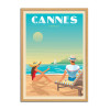 Art-Poster - Cannes - Olahoop Travel Posters