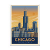 Art-Poster - Chicago - Olahoop Travel Posters