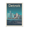 Art-Poster - Detroit - Olahoop Travel Posters